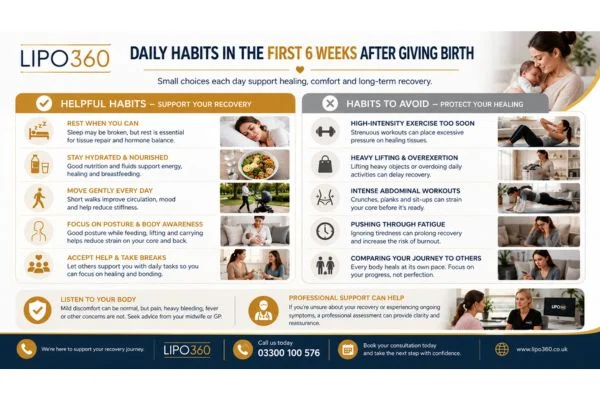 What to Do (and Avoid) in the First 6 Weeks After Giving Birth To Avoid Diastasis Recti 3 First 6 Weeks After Giving Birth To Avoid Diastasis Recti Busby : Daily Habits in the First 6 Weeks After Giving Birth